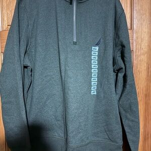 Nautica Green Quarter-Zip Pullover